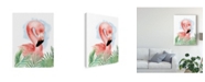 Trademark Global Grace Popp Watercolor Flamingo Composition I Canvas Art - 20" x 25"